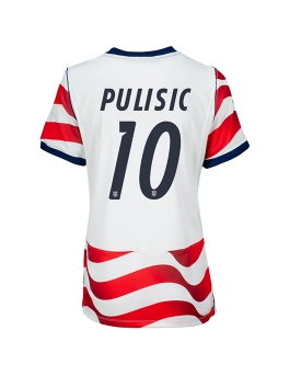 Billige Fotballdrakt Forente stater Christian Pulisic #10 Replika Hjemmedrakt Dame VM 2026 Kortermet Billige Fotballdrakt Forente stater Christian Pulisic #10 Replika Hjemmedrakt Dame VM 2026 Kortermet